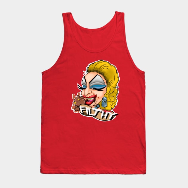 Divine Filth Tank Top by InkyMcStapleface